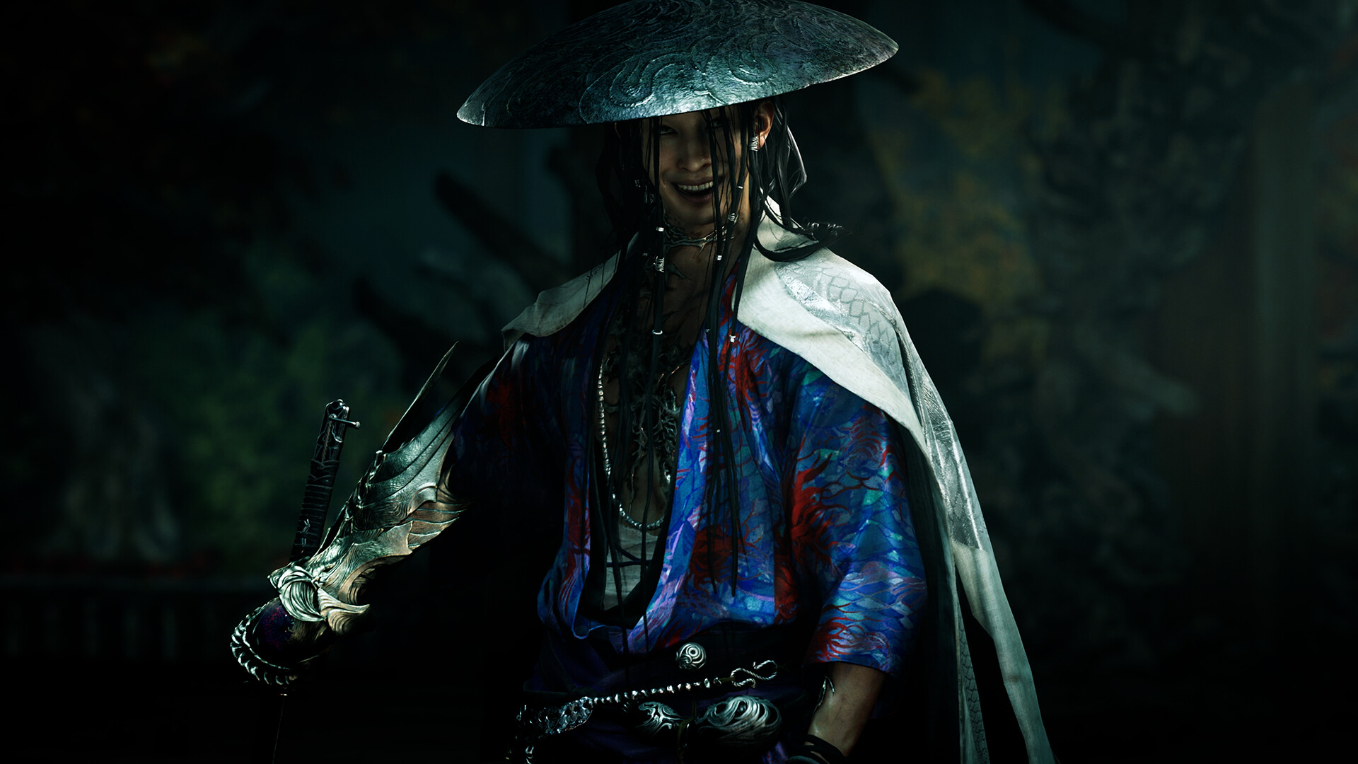 A stern warrior faces the camera in an official Onimusha screenshot